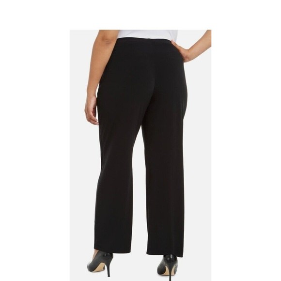 Alfani Elements Wide Leg Black XXL Long Pants Casual Comfort NWT - Picture 4 of 8